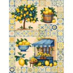 Mediterranean Lemon Tree Cross Stitch Kit