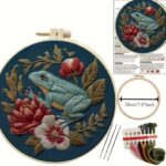 Frog & Flower Embroidery Kit