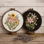 Floral Embroidery Kit