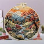 Autumn Landscape Hand Embroidery Kit