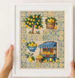 Mediterranean Lemon Tree Cross Stitch Kit
