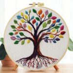 Colorful Tree Embroidery Kit
