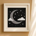 Moon and Stars Embroidery Kit