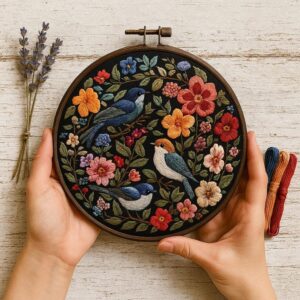 Bird Embroidery Kit