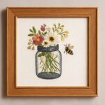 Bee & Wildflower Embroidery Kit