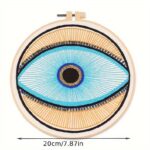 Evil Eye Mandala Embroidery Kit with Beads