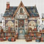 Bookstore Cross Stitch Kit