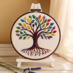 Colorful Tree Embroidery Kit