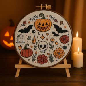 Halloween Hand Embroidery Kit