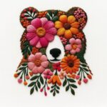 Flower Bear Embroidery Kit