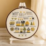 Floral Stitch Sampler Embroidery Kit