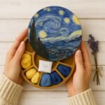 Van Gogh Wooden Thread Organizer Box
