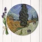 Van Gogh Wooden Thread Organizer Box
