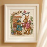 Bunny Embroidery Kit for Beginners