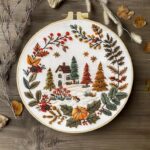Autumn Landscape Embroidery Kit