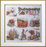 Summer Sampler Cross Stitch Kit