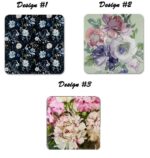 Floral Wooden Thread Organizer Box