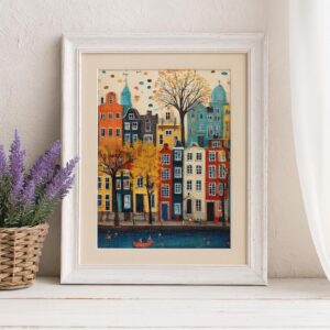 Autumn Cottage Cross Stitch Kit