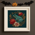 Frog & Flower Embroidery Kit