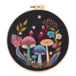 Mushroom & Flower Embroidery Kit