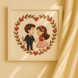 Romantic Couple Embroidery Kit