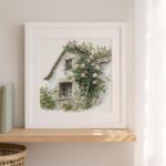 Cozy Cottage & Roses Cross Stitch Kit