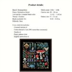 Mushroom Cross Stitch Embroidery Kit