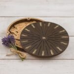 Elegant Wooden Floss Storage Box