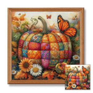 Autumn Pumpkin Cross Stitch Kit