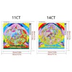 Halloween Gothic Village Cross Stitch Kit