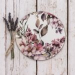 Floral Magnetic Wooden Thread Organizer Box