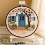 Blossom Tree Floral Embroidery Kit