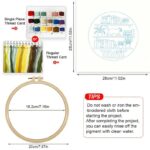 Black Cat and Bookshelf Embroidery Kit