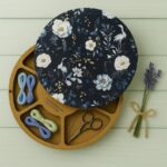 Floral Wooden Embroidery Set