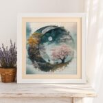 Moonscape Tree of Life Cross Stitch Kit