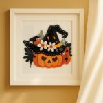 Halloween Pumpkin Embroidery Kit