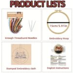 Autumn Cottage Embroidery Kit