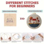 Autumn Cottage Embroidery Kit