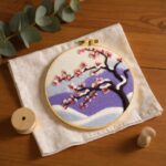 DIY Wool Felting Tree Art Kit