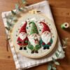 Three Christmas Gnomes