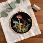 Mushroom Toadstool Embroidery Kit