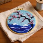 DIY Wool Felting Tree Art Kit