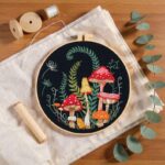 Mushroom Toadstool Embroidery Kit
