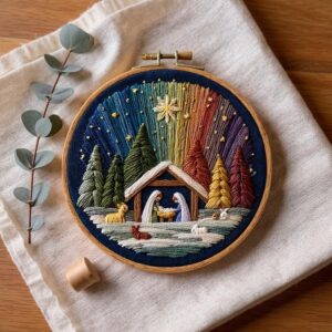 Christmas Hoop Art Kit
