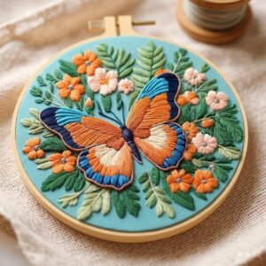 Butterfly Embroidery Kit