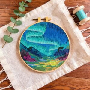 Northern Lights Embroidery Kit