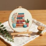 Book Lover Embroidery Kit