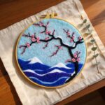 DIY Wool Felting Tree Art Kit