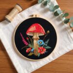 Mushroom Toadstool Embroidery Kit