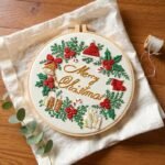 DIY Winter Bird Embroidery Kit